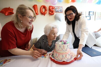 105. urodziny Pani Heleny Woronicz.