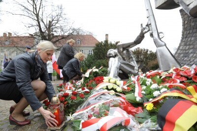 25-lecie pogrzebu Obrońców Poczty Polskiej w Gdańsku