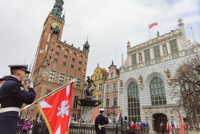 78. rocznica podniesienia flagi państwowej RP na Dworze Artusa