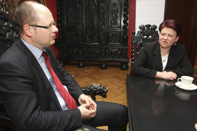 Andżelika Borys u Prezydenta