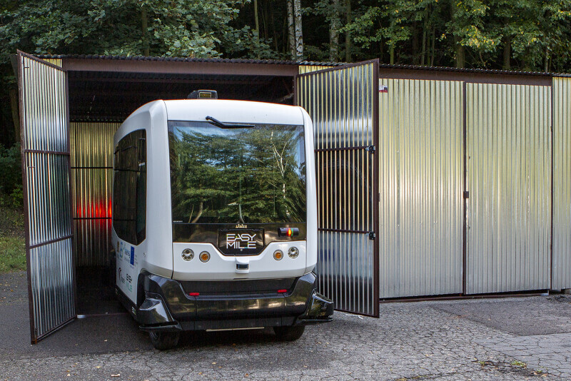 Zdjęcie Autonomiczny autobus w ZOO 1