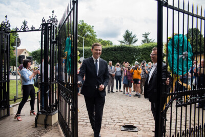 Brama główna do parku Oliwskiego po renowacji