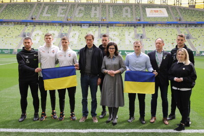 Briefing prasowy przed meczem charytatywnym Lechia Gdańsk - Szachtar Donieck.