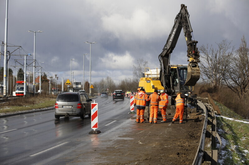Zdjęcie Budowa Ekostrady Na al.Armii Krajowej 1