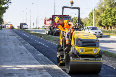 Budowa drogi rowerowej na Bulońskiej