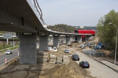 Budowa estakady tramwajowej na Morenie i dojazdów do PKM