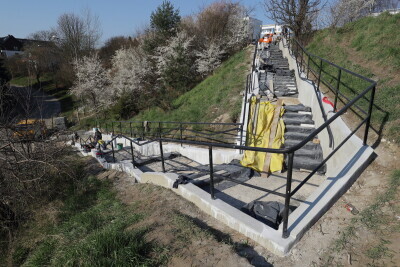 Budowa schodów w ramach Budżetu Obywatelskiego