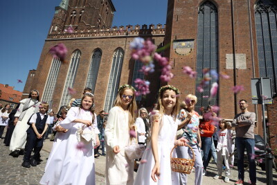 Centralna procesja Bożego Ciała na Głównym Mieście w Gdańsku