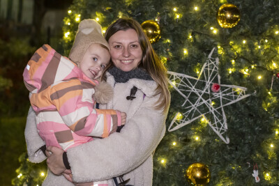 Choinka dzielnicowa na Biskupiej Górce 