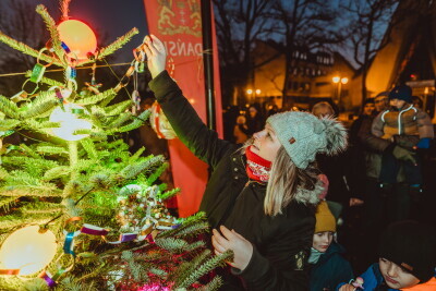Choinka dzielnicowa w Aniołkach