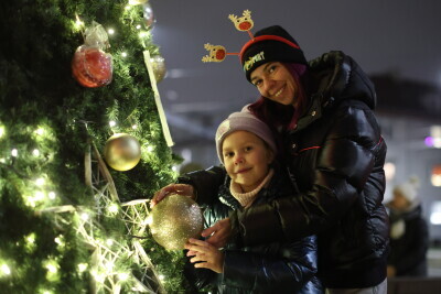 Choinka dzielnicowa w Nowym Porcie