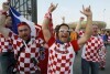 Chorwaci, Hiszpanie i Polacy w drodze na stadion