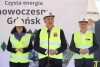 Chrzest walczaka w powstającym Porcie Czystej Energii.