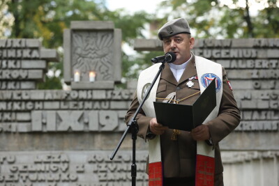 Cmentarz Ofiar Terroru Hitlerowskiego.  Obchody 82. RocznicyWybuchu II Wojny Światow