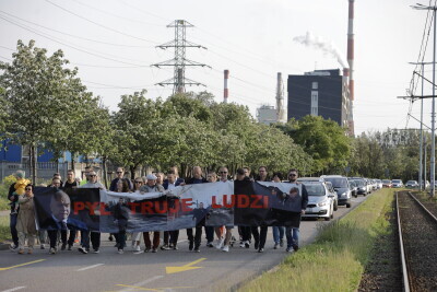 Czarny protest w Nowym Porcie