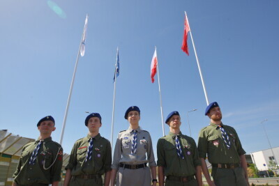 Cztery flagi na 100-lecie Niepodległości Polski