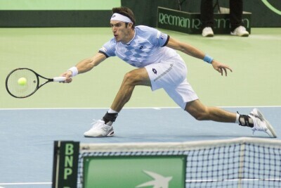 Davis Cup. Hubert Hurkacz - Leonardo Mayer