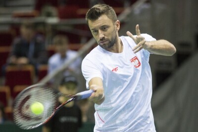 Davis Cup. Michał Przysiężny - Guido Pella