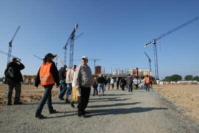 Dzień otwarty budowy stadionu