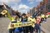 Feta kibiców Villarreal i Manchesteru na Długiej i Długim Targu.