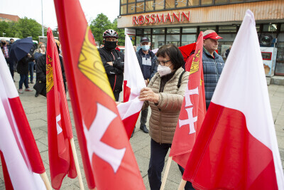 Flagi na Święto Miasta