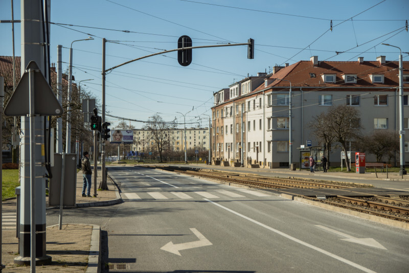 Zdjęcie Gdańsk drugiego dnia po ogłoszeniu zagrożenia epidemicznego na obszarze RP 1