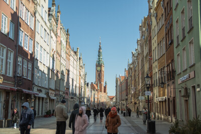 Gdańsk drugiego dnia po ogłoszeniu zagrożenia epidemicznego na obszarze RP
