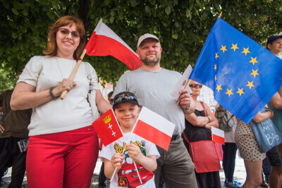 Gdańsk śpiewa Mazurka Dąbrowskiego
