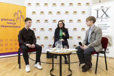 Gdańskie Lekcje Obywatelskie w IX LO