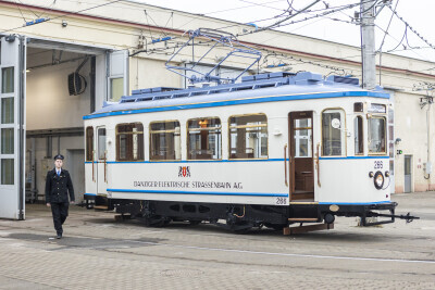 Historyczny Tramwaj Bergmann odrestaurowany