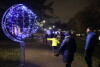 Iluminacje świąteczne w parku Oruńskim
