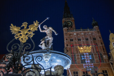 Iluminacje z okazji święta miasta