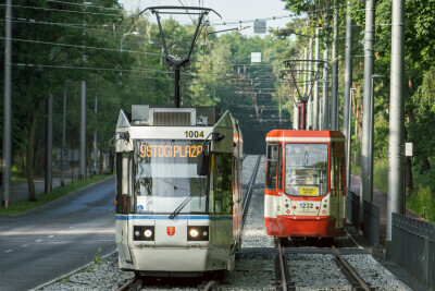 Inauguracja tramwaju po remoncie torowiska na Stogach