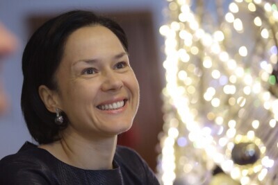 Joanna Mędraś- zwyciężczyni maratonu na Antarktydzie z wizytą u Prezydenta