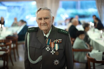 Jubileusz 98. urodzin kpt. w st. spocz. inż. Henryka Bajduszewskiego.