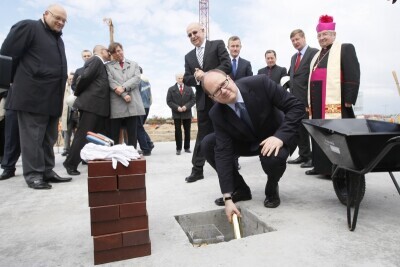 Kamień węgielny pod AMBEREXPO