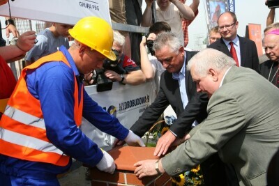 Kamień węgielny pod budowę stadionu w Letnicy