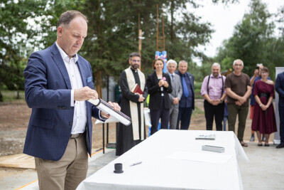 Kamień Węgielny pod schronisko dla bezdomnych mężczyzn