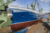 Karstensen Shipyard Poland. Wodowanie statku rybackiego Chris Andra