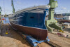 Karstensen Shipyard Poland. Wodowanie statku rybackiego Chris Andra