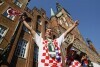 Kibice przed meczem Chorwacja-Hiszpania