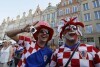 Kibice przed meczem Chorwacja-Hiszpania