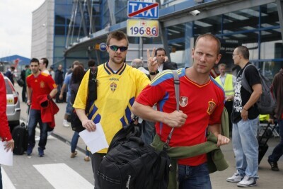 Kibice przylatują do Gdańska