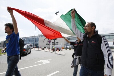 Kibice przylatują do Gdańska