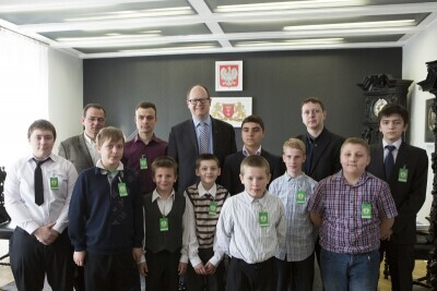 Klub Dżentelmena z wizytą u Prezydenta