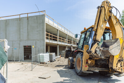 Kolejny etap budowy parkingu rowerowego przy dworcu PKP we Wrzeszczu