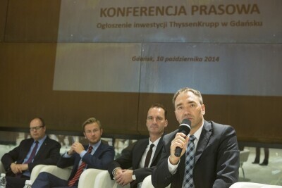 Konferencja prasowa ThyssenKrupp