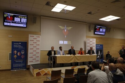 Konferencja prasowa dotycząca organizacji koncertu Bon Jovi