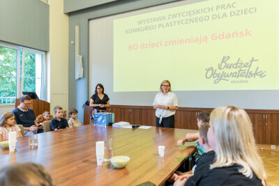 Konkurs plastyczny „BO dzieci zmieniają Gdańsk”. Rozdanie nagród