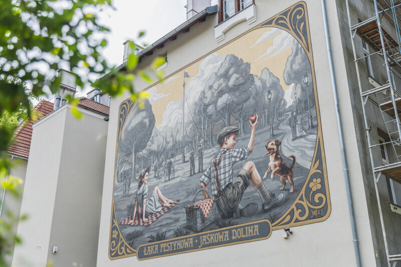 Zdjęcie Łąka Festynowa. Nowy mural Looney`a we Wrzeszczu 3
